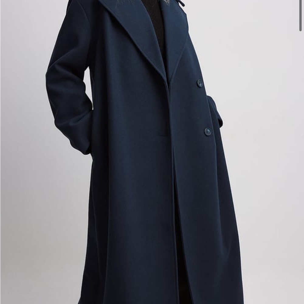 NAKD Long Navy Winter Coat